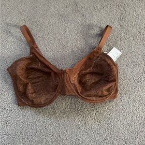 Hsia Elegant Brown Lace Bra